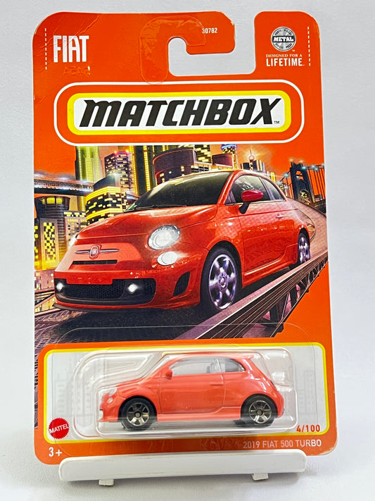 MATCHBOX - 2019 FIAT 500 TURBO - 5C - Its Fun- Hot wheels - matchbox - diecast