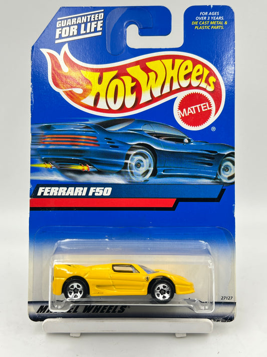 HOT WHEELS - FULL METAL - FERRARI  F50 - YELLOW - 3D