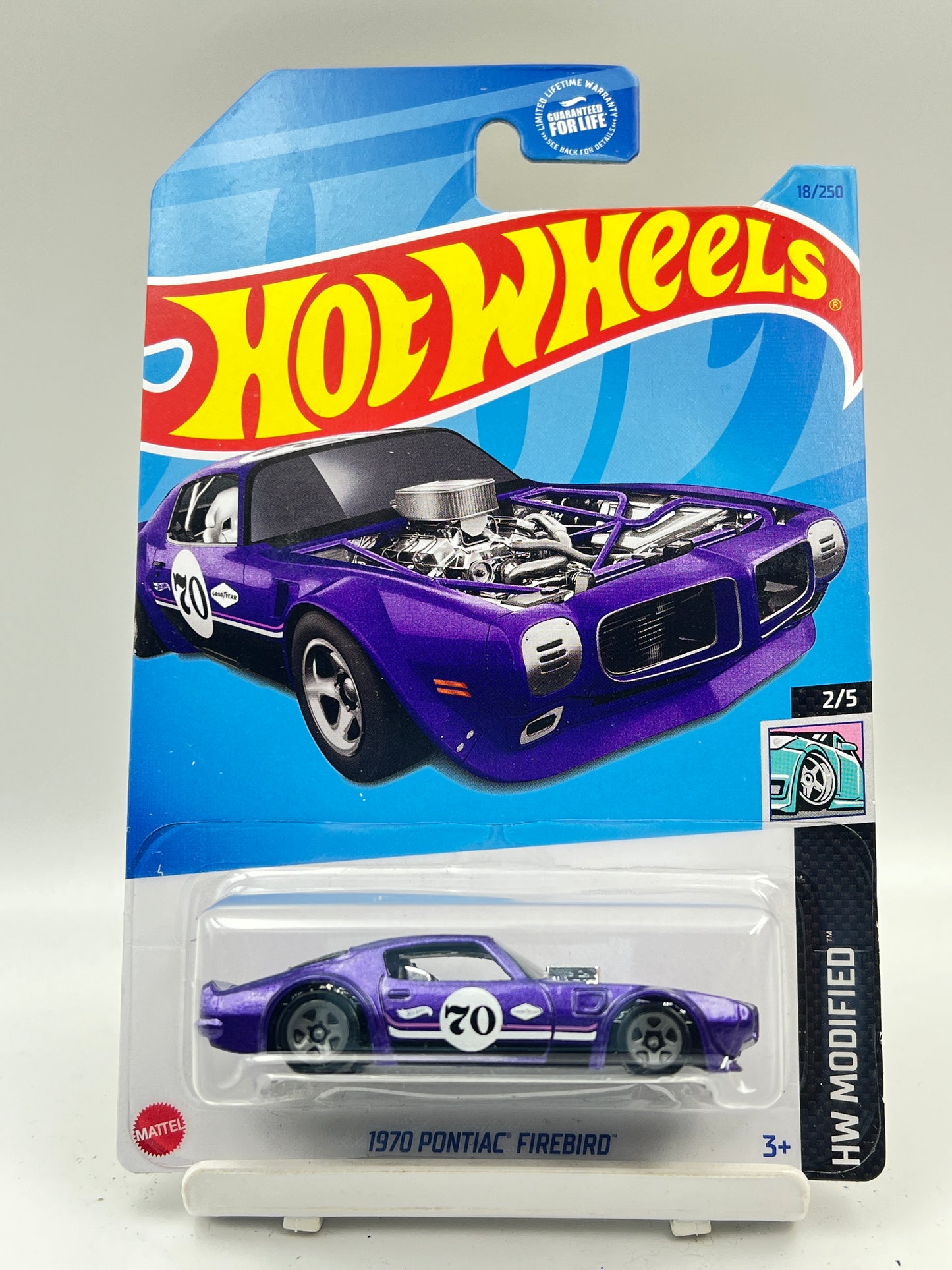 IMPORTED - HOT WHEELS -  1970 PONTIAC FIREBIRD - PURPLE - C2