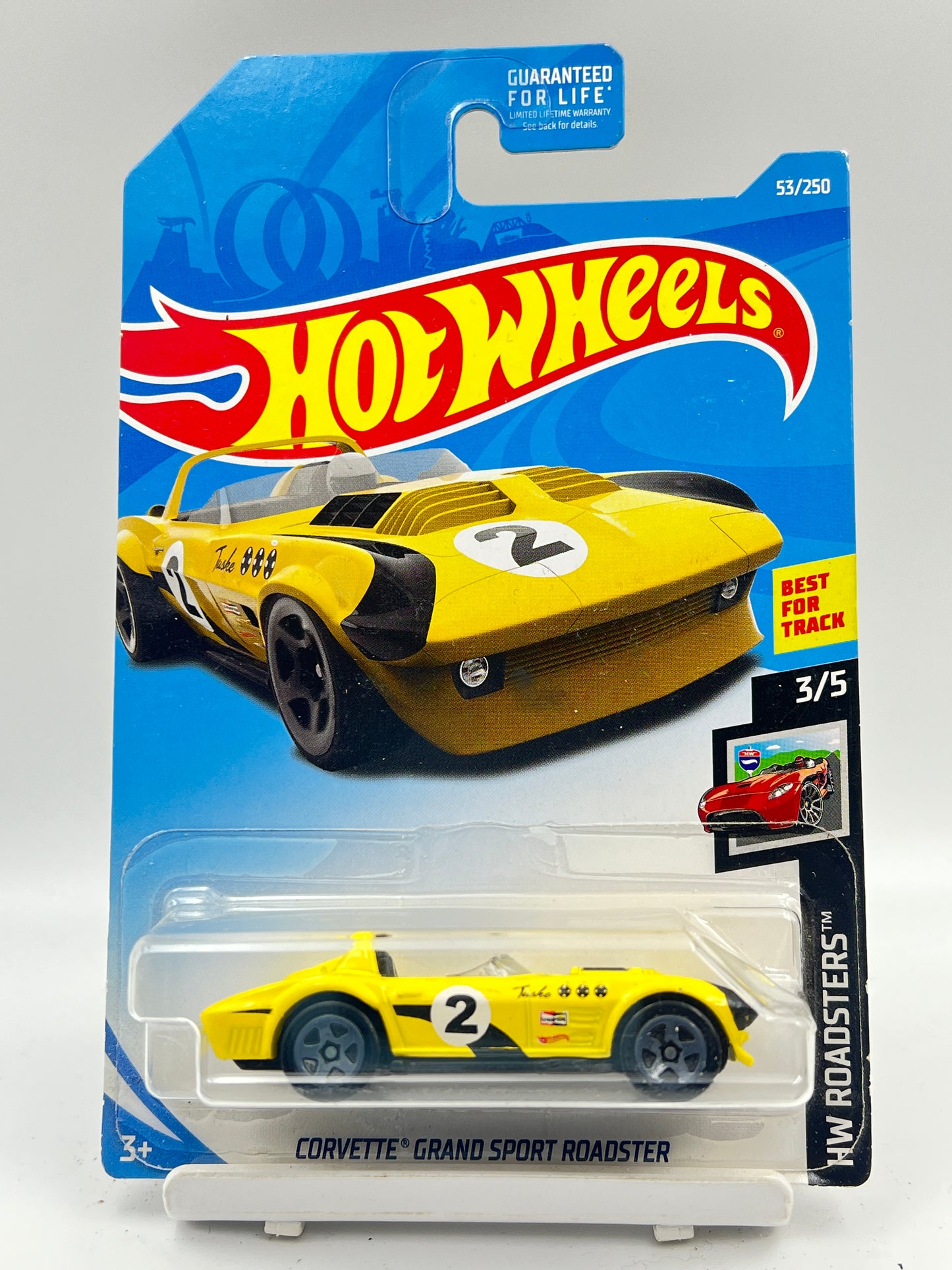 IMPORTED - HOT WHEELS -  CORVETTE GRAND SPORT ROADSTER - YELLOW - C1