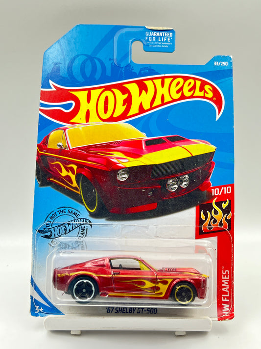 CREASED CARD - IMPORTED - HOT WHEELS -  67 SHELBY GT-500 - 1A
