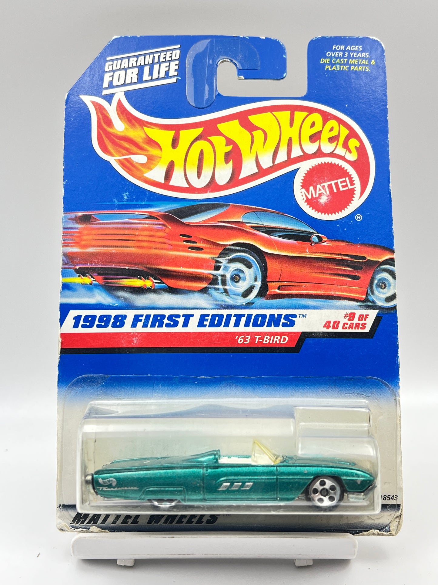 FULL METAL - HOT WHEELS - DAMAGED CARD - 63 T-BIRD - C2