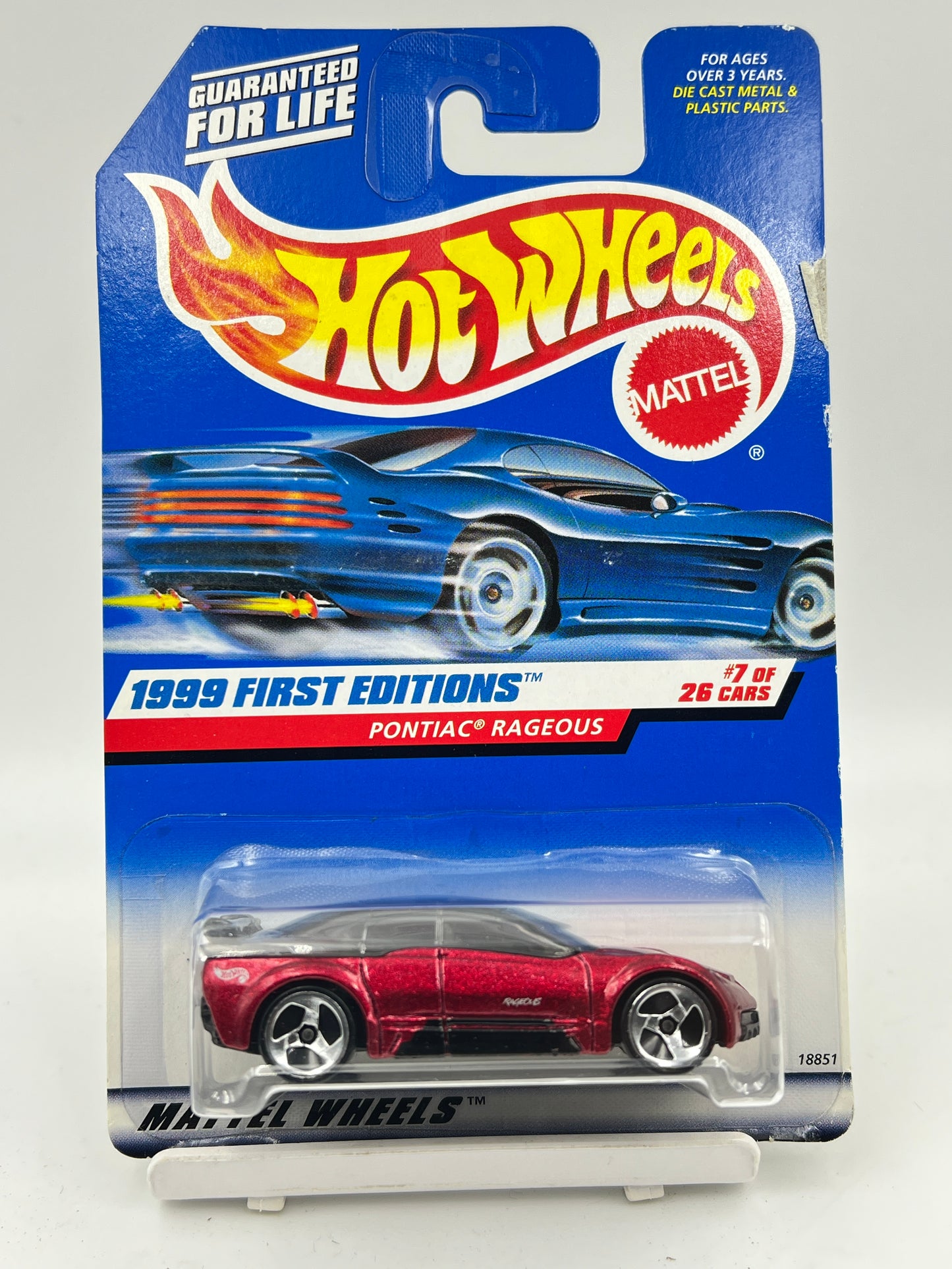 HOT WHEELS - PONTIAC RAGEOUS - RED - 6D