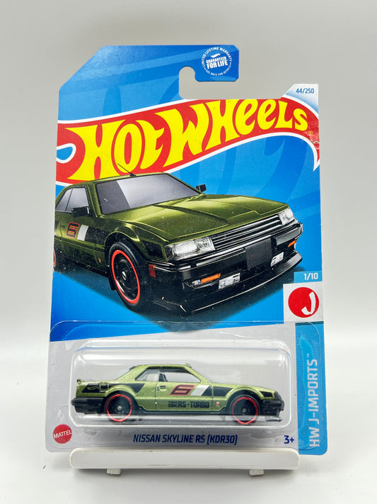 BLISTER CRACK - IMPORTED - HOT WHEELS -  NISSAN SKYLINE RS (KDR30) - GREEN - 4F
