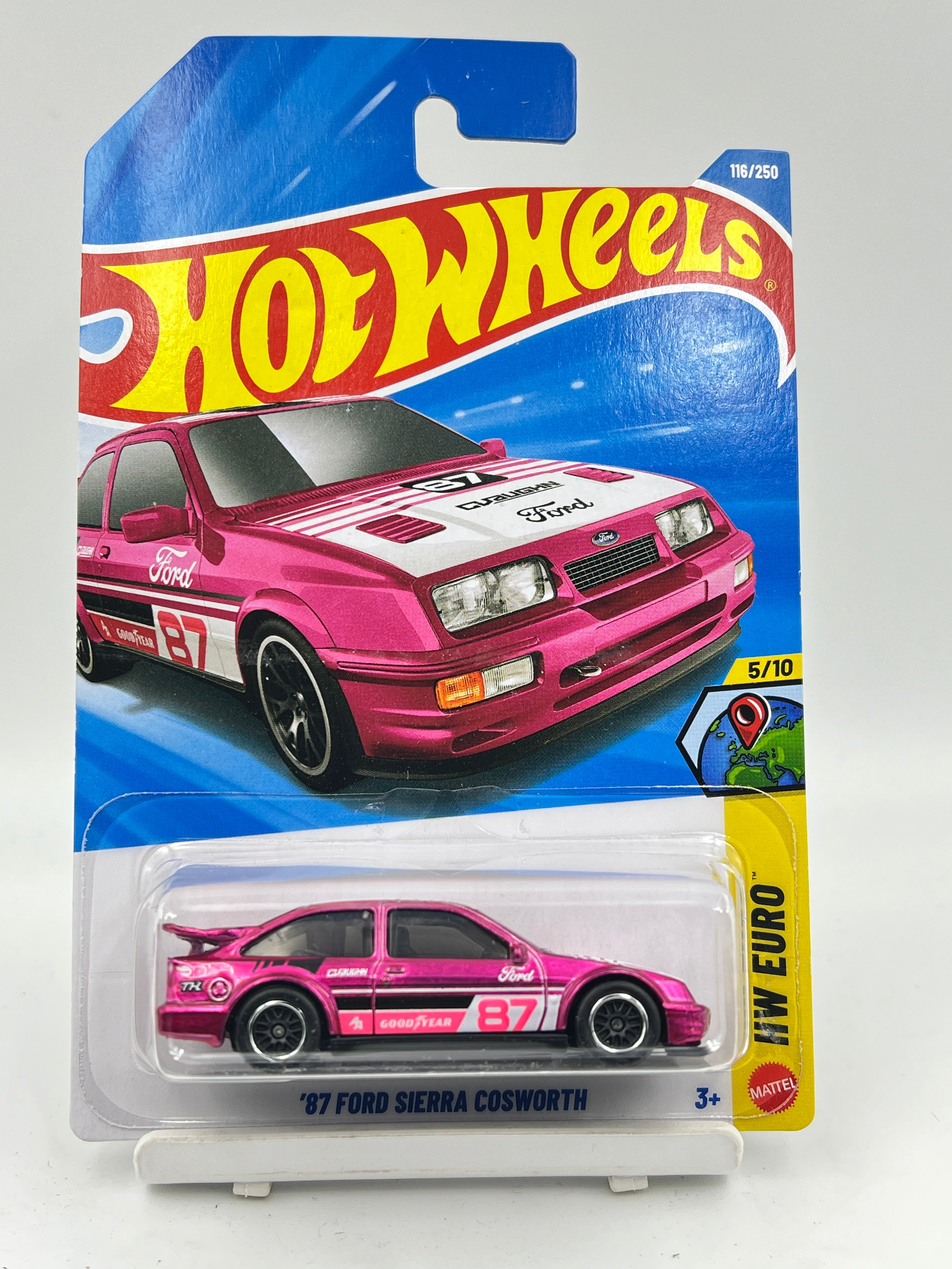 a*7様 Hotwheels STH 87 Ford Sierra Coswor SUPER TREASURE HUNT - 87 FORD SIERRA COSWORTH - FREE PROTECTOR