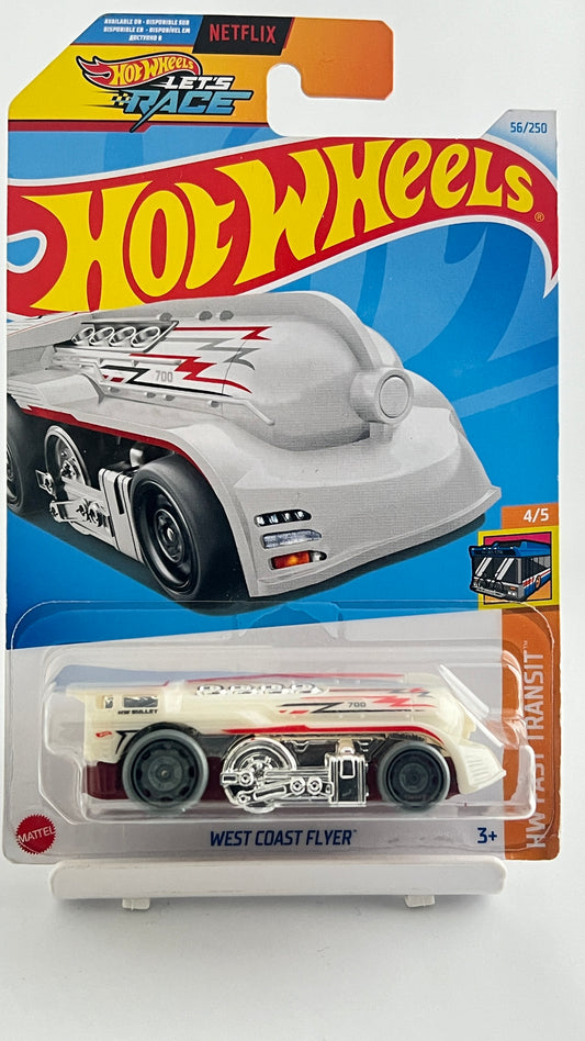 WEST COAST FLYER - WHITE - 2C - Its Fun- Hot wheels - matchbox - diecast