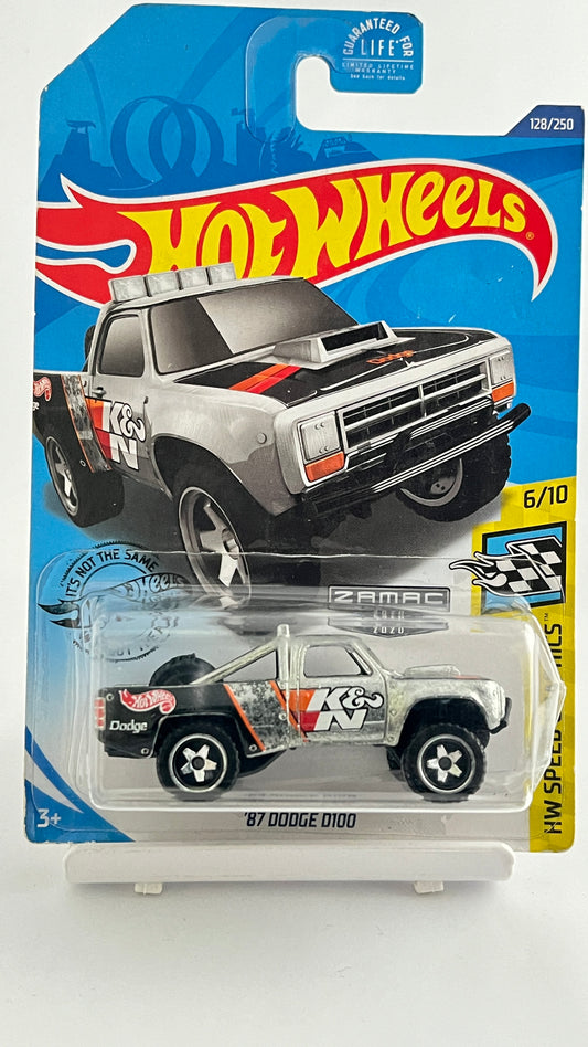 87 DODGE D100 - ZAMAC - BLISTER CRACK - 3A - Its Fun- Hot wheels - matchbox - diecast