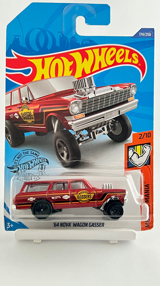 64 NOVA WAGON GASSER - 3A - Its Fun- Hot wheels - matchbox - diecast
