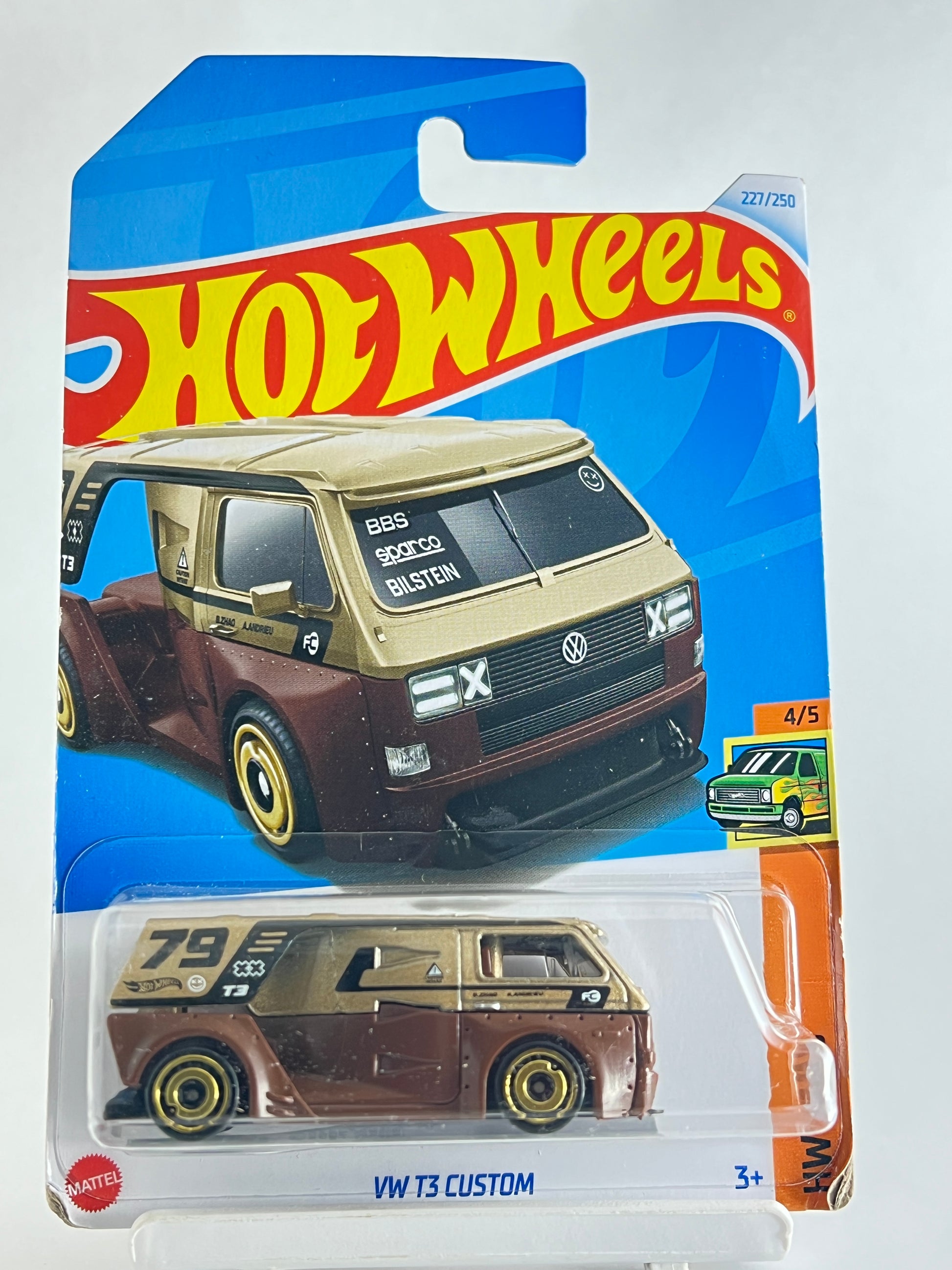 VW T3 CUSTOM - 4D - Its Fun- Hot wheels - matchbox - diecast