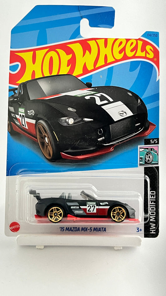 15 MAZDA MX-5 MIATA - 1C - Its Fun- Hot wheels - matchbox - diecast