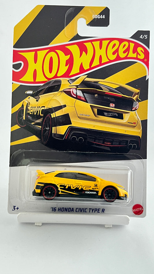 16 HONDA CIVIC TYPE R - CARD ART - 3A - Its Fun- Hot wheels - matchbox - diecast