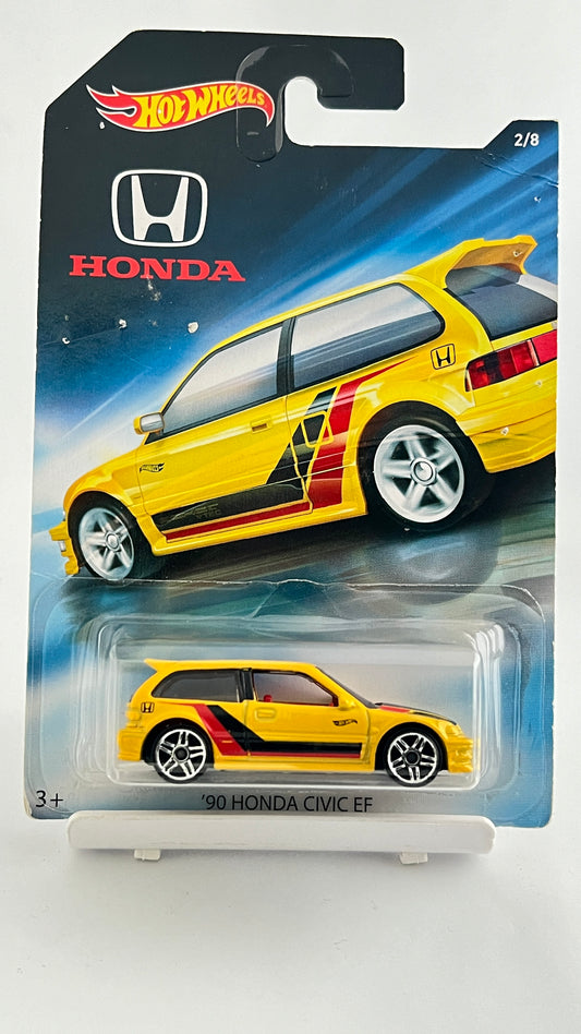 90 HONDA CIVIC EF - CARD ART -3A - Its Fun- Hot wheels - matchbox - diecast