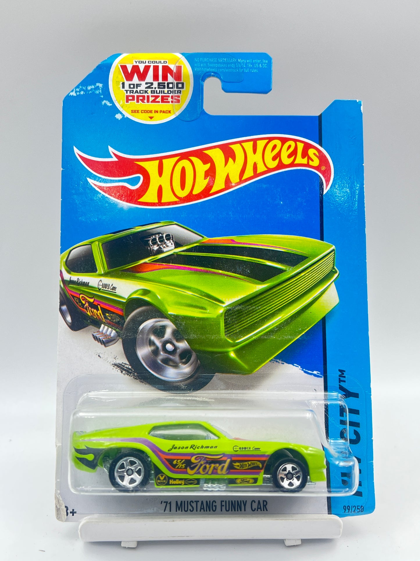 MILD CREASE - HEAVY FULL METAL - 71 MUSTANG FUNNY CAR - 1C