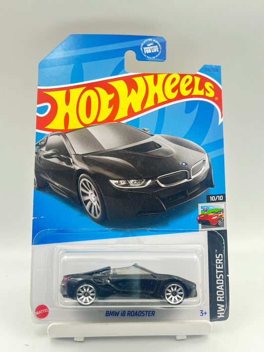 MILD CARD DAMAGE - HOT WHEELS - BMW I8 ROADSTER - BLACK - 1C