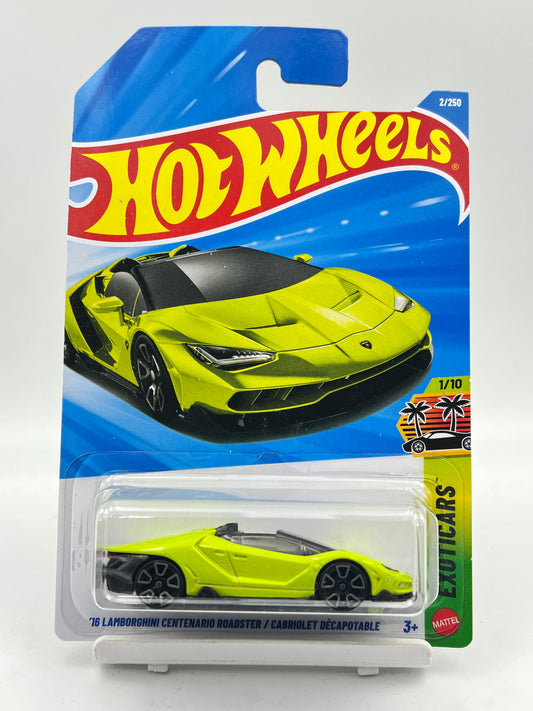 HOT WHEELS - 16 LAMBORGHINI CENTENARIO ROADSTER - 3B