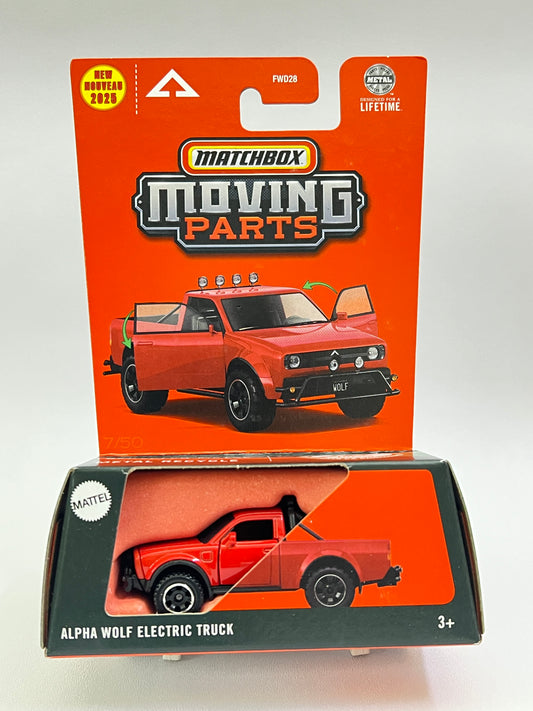 MATCHBOX MOVING PARTS - ALPHA WOLF ELECTRIC TRUCK - ZX3