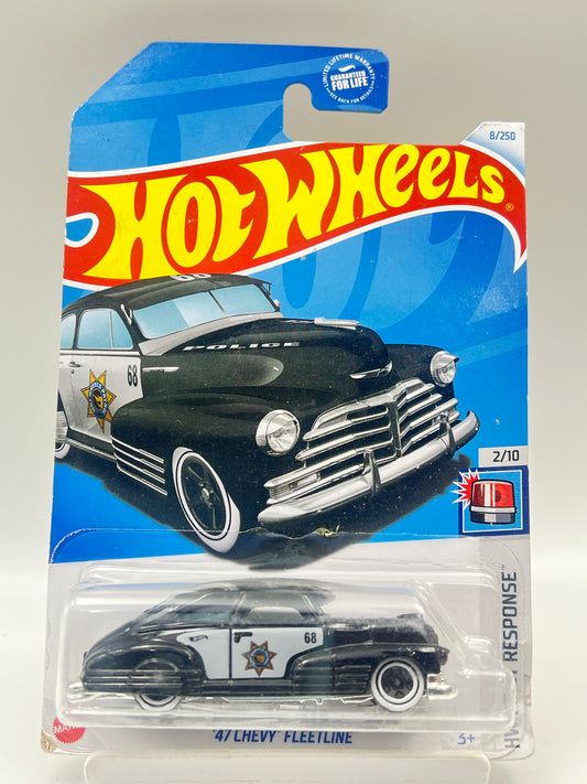 BLISTER DAMAGE - TREASURE HUNT - HOT WHEELS - 47 CHEVY FLEETLINE - 2D