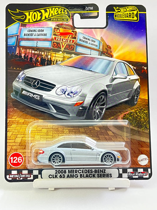 HOT WHEELS - PREMIUM - 2008 MERCEDES BENZ CLK 63 AMG BLACK SERIES - 5B