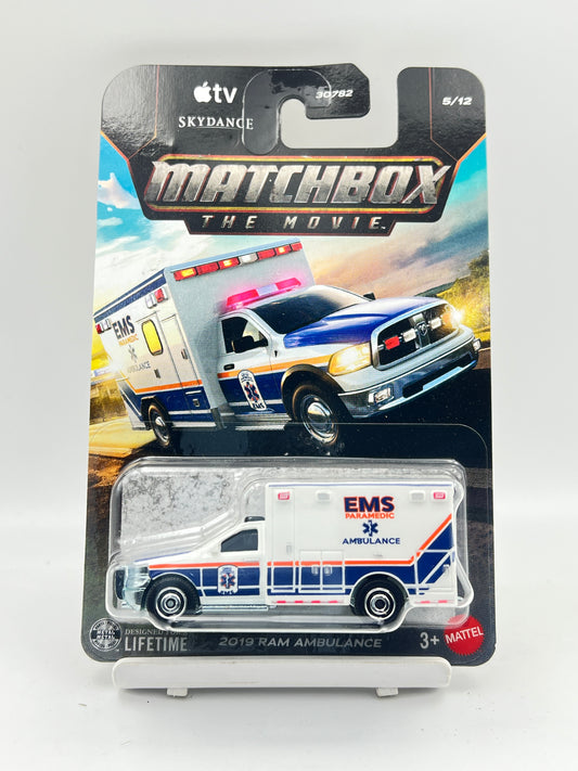 MATCHBOX - THE MOVIE - 2019 RAM AMBULANCE - 3E