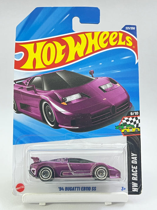 SUPER TREASURE HUNT - HOT WHEELS - 94 BUGATTI EB110 SS - ZX1 (FREE PROTECTOR)