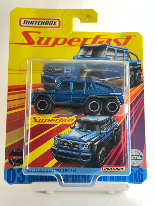 MATCHBOX SUPERFAST - MERCEDES BENZ G63 AMG 6X6 - Its Fun- Hot wheels - matchbox - diecast