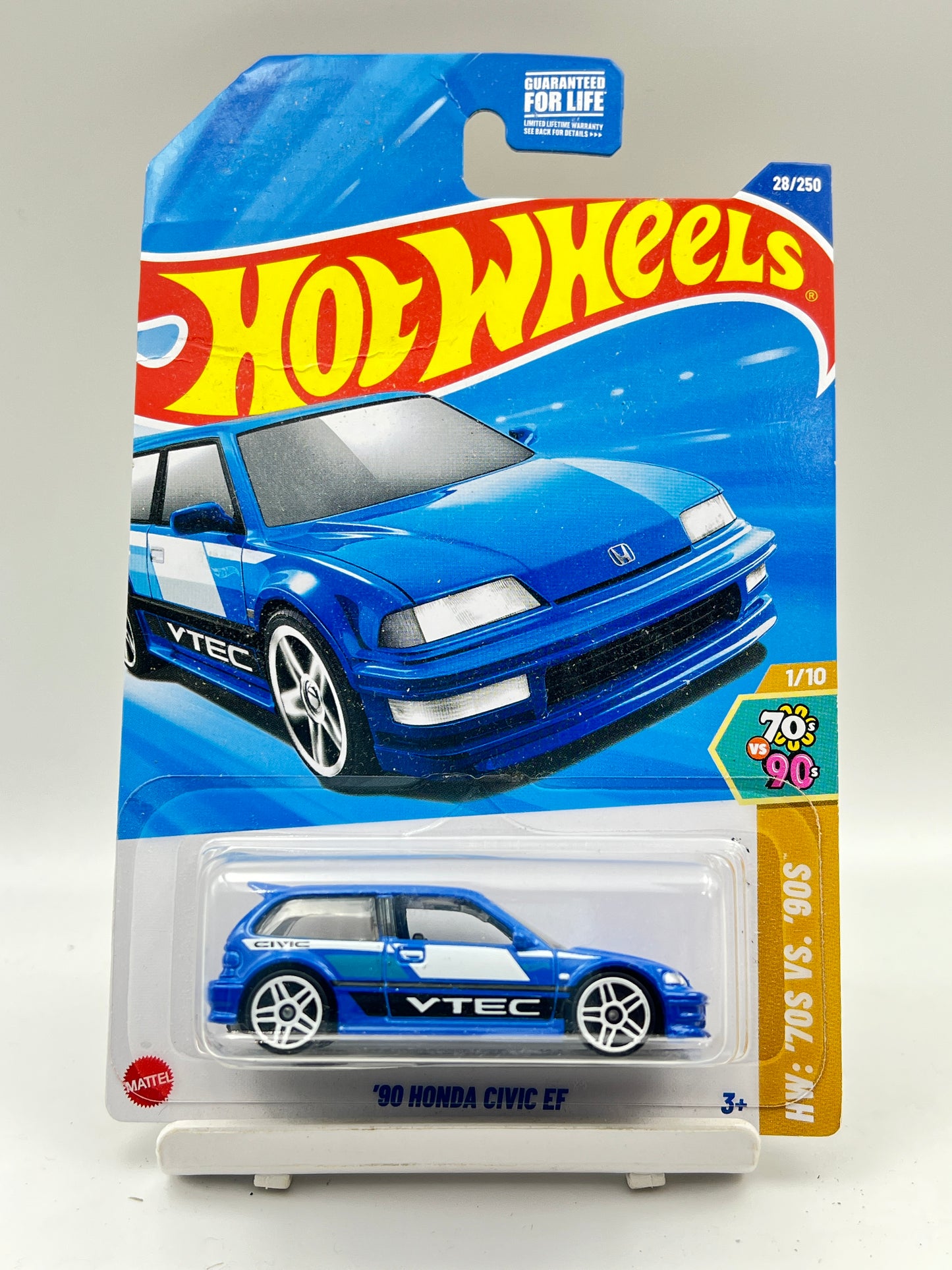 CREASED - IMPORTED - HOT WHEELS -  90 HONDA CIVIC EF - 3B