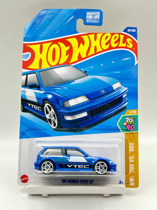 CREASED - IMPORTED - HOT WHEELS -  90 HONDA CIVIC EF - 3B
