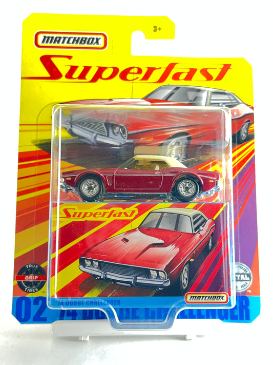 MATCHBOX SUPERFAST - 74 DODGE CHALLENGER - Its Fun- Hot wheels - matchbox - diecast
