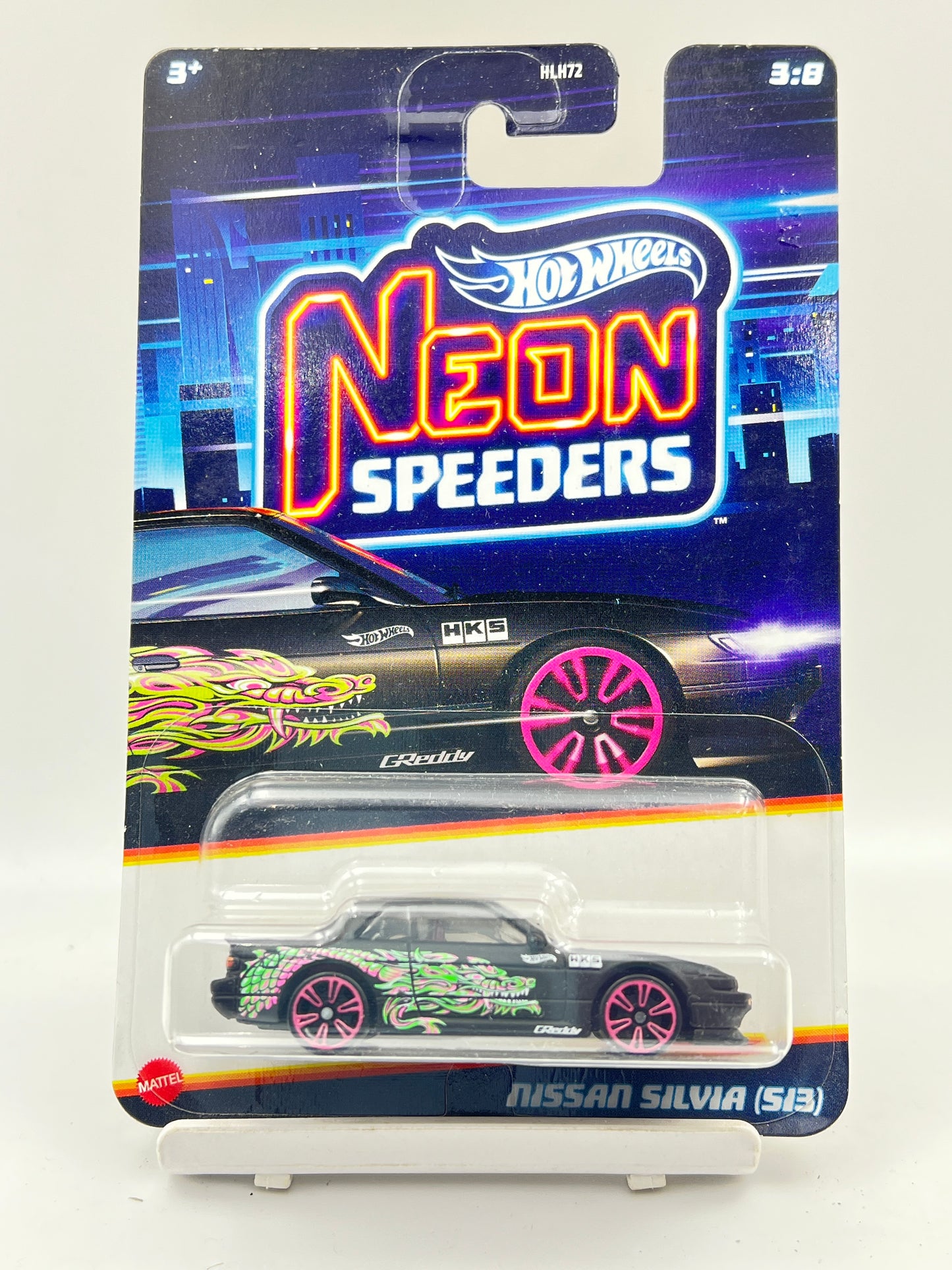 IMPORTED - HOT WHEELS -  NEON SPEEDERS - NISSAN SILVIA (S13) - 3B