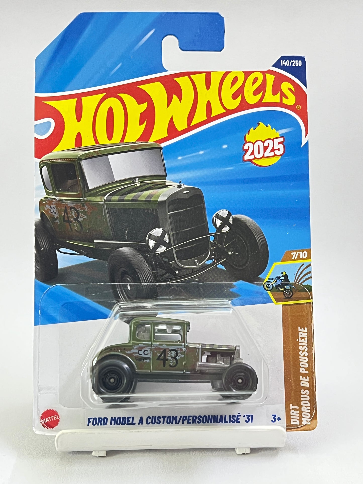 HOT WHEELS - FORD MODEL A CUSTOM - GREEN - 2B