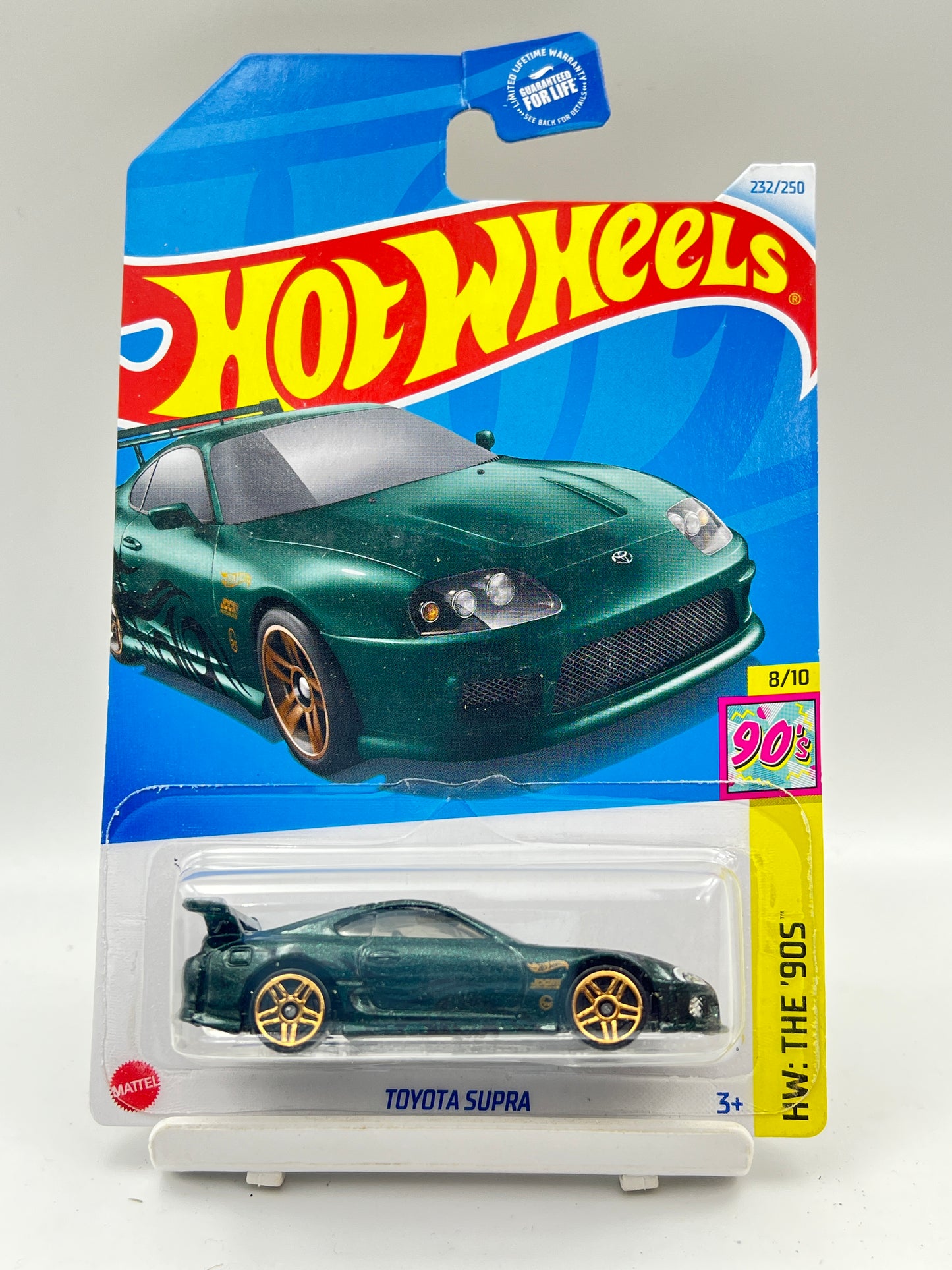 HOOK CREASE - IMPORTED - HOT WHEELS -  TOYOTA SUPRA - GREEN - 2C