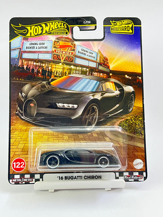 HOT WHEELS PREMIUM - 16 BUGATTI CHIRON - 5B