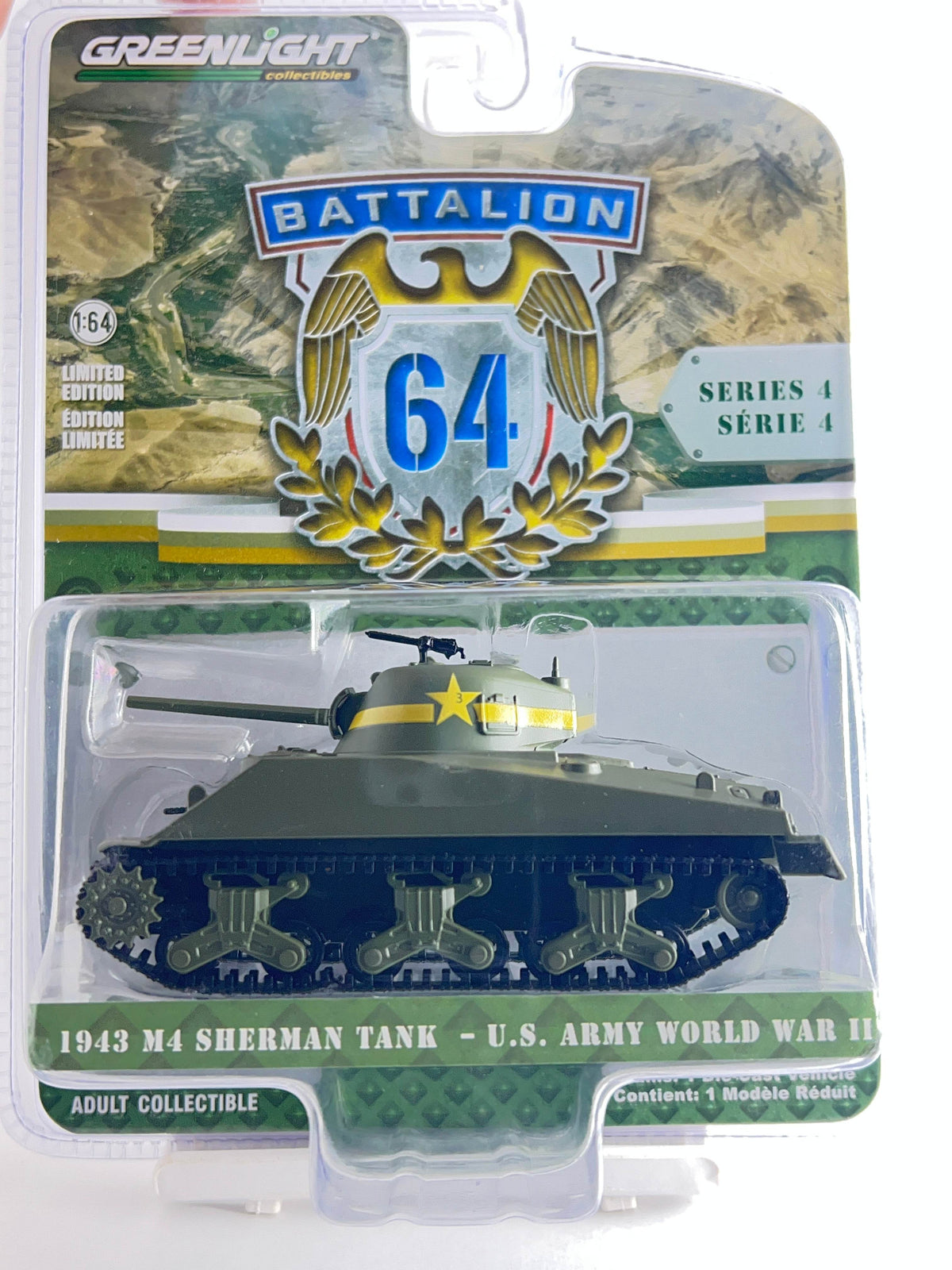 1943 M4 Sherman Tank US Army Seconda Guerra Mondiale 1:64 1943 M4 Sherman Tank US Army Seconda Guerra Mondiale 1:64