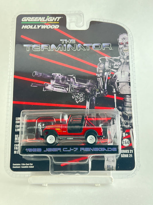 GREENLIGHT - 1983 JEEP CJ-7 RENEGADE (FROM TERMINATOR MOVIE)