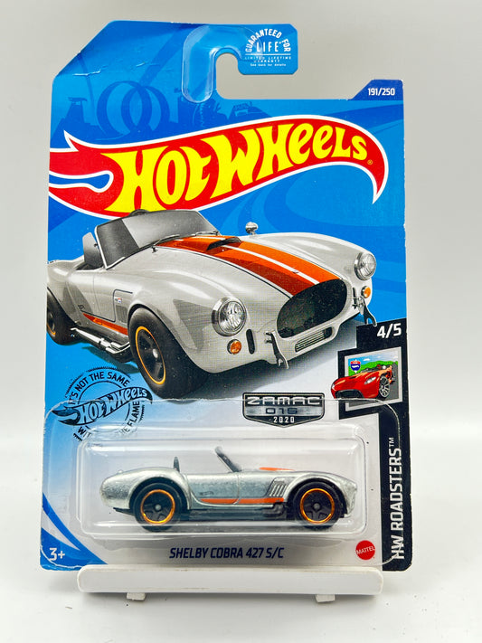 ZAMAC - MINOR BLISTER CRACK - IMPORTED - HOT WHEELS -  SHELBY COBRA 427 S/C - 2C