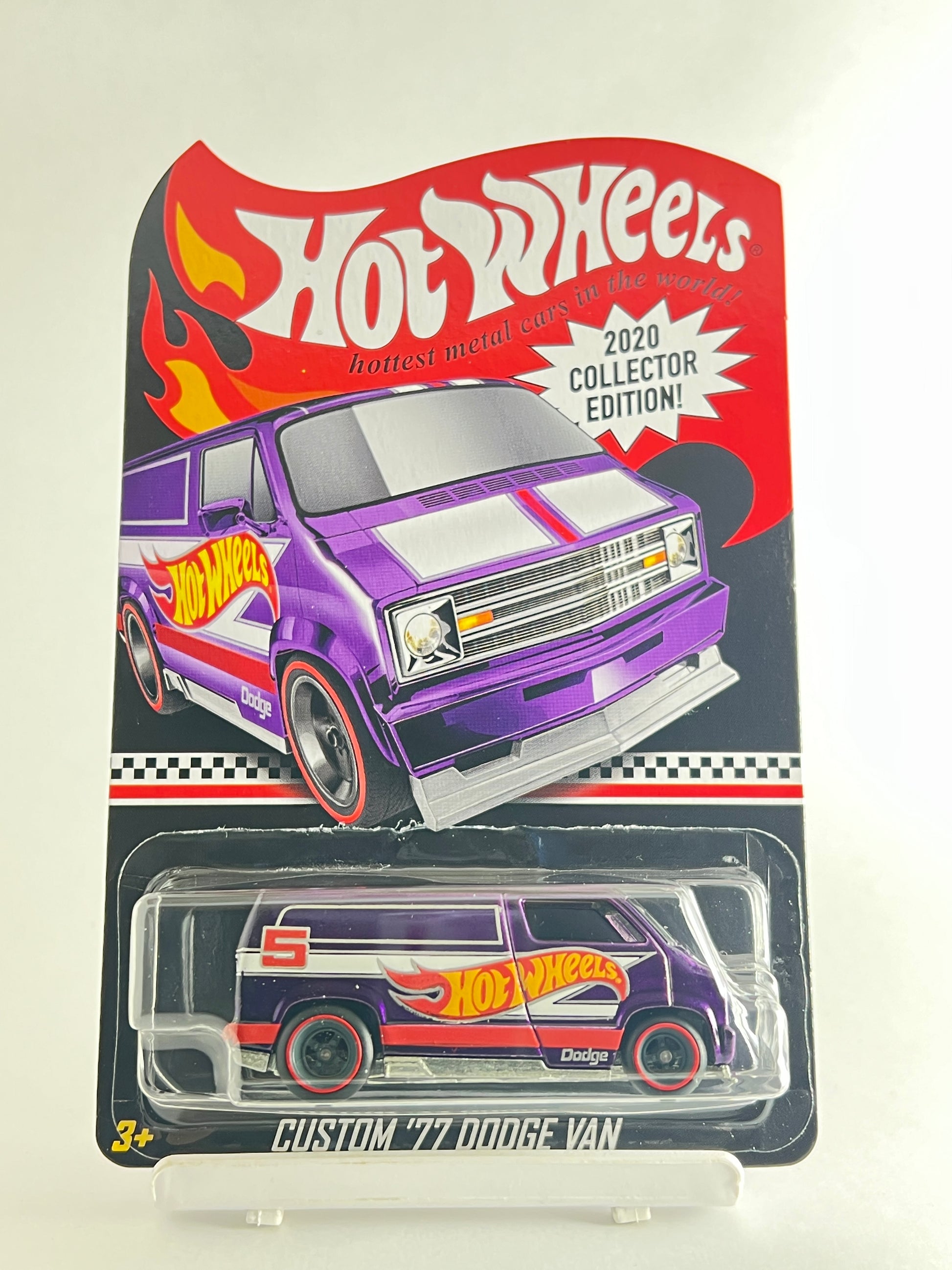 2020 COLLECTOR EDITION - CUSTOM 77 DODGE VAN - Its Fun- Hot wheels - matchbox - diecast