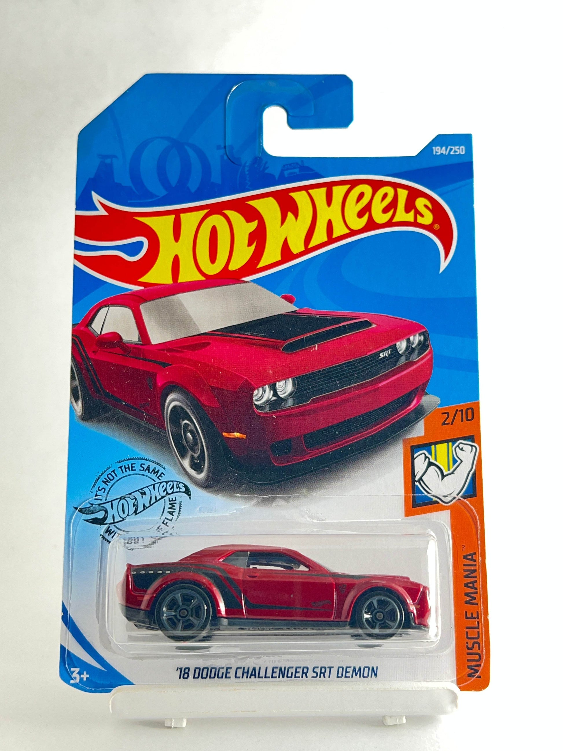 18 DODGE CHALLENGER SRT DEMON - RED - IMPORTED - 4E - Its Fun