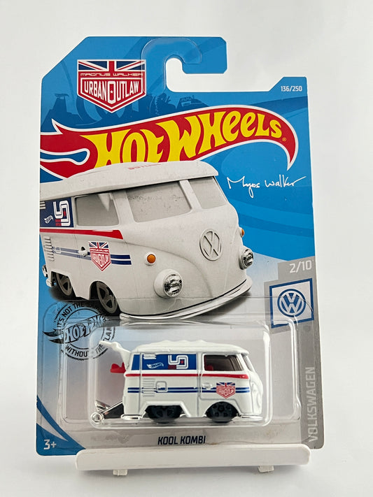 KOOL KOMBI - WHITE - 3B - Its Fun- Hot wheels - matchbox - diecast