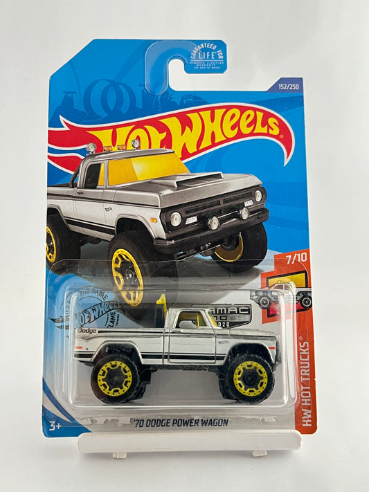 70 DODGE POWER WAGON - ZAMAC - BLISTER SLIGHT OPEN - 3B - Its Fun- Hot wheels - matchbox - diecast