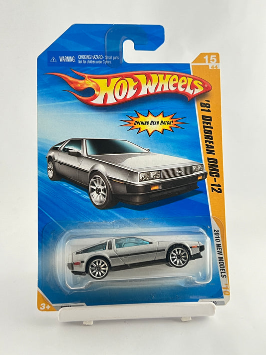 81 DELOREAN DMC-12 WITH OPENABLE REAR HATCH - 3C - Its Fun- Hot wheels - matchbox - diecast