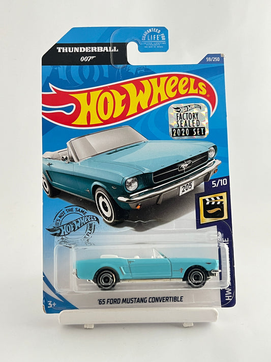 65 FORD MUSTANG CONVERTIBLE - 5C - Its Fun- Hot wheels - matchbox - diecast