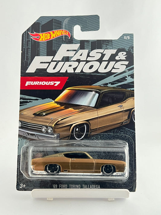 FAST AND FURIOUS - 69 FORD TORINO TALLADEGA - 4D - Its Fun- Hot wheels - matchbox - diecast