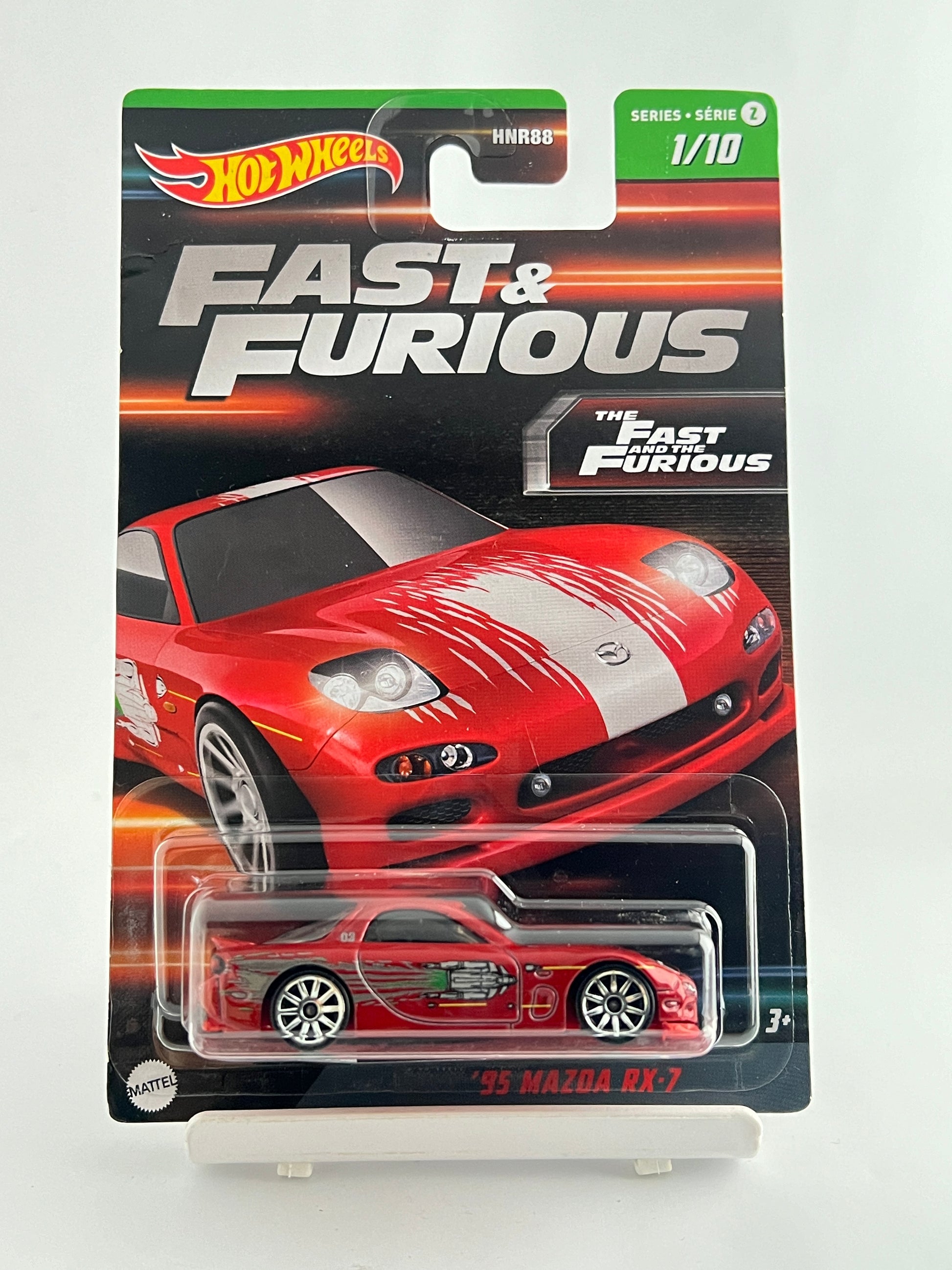 FAST AND FURIOUS - 95 MAZDA RX-7 -  BLISTER CRACK - 5E - Its Fun- Hot wheels - matchbox - diecast