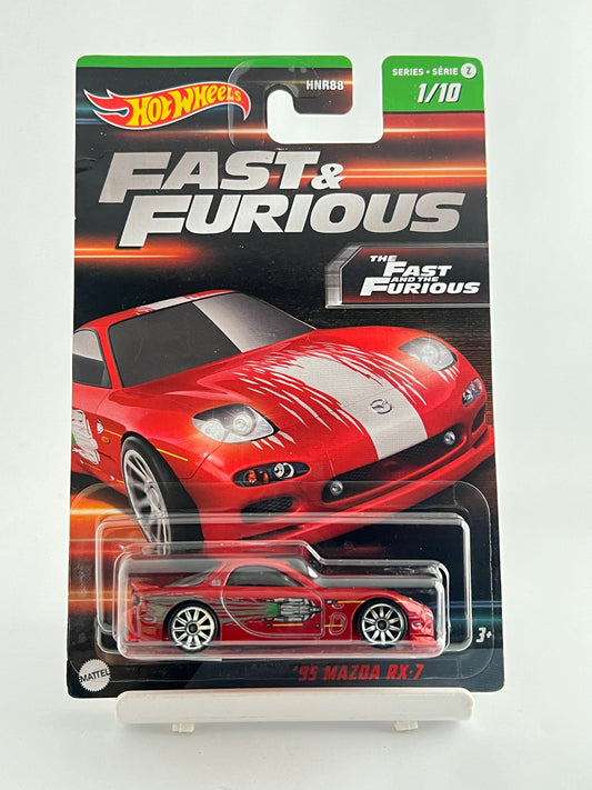FAST AND FURIOUS - 95 MAZDA RX-7 -  BLISTER CRACK - 5E - Its Fun- Hot wheels - matchbox - diecast