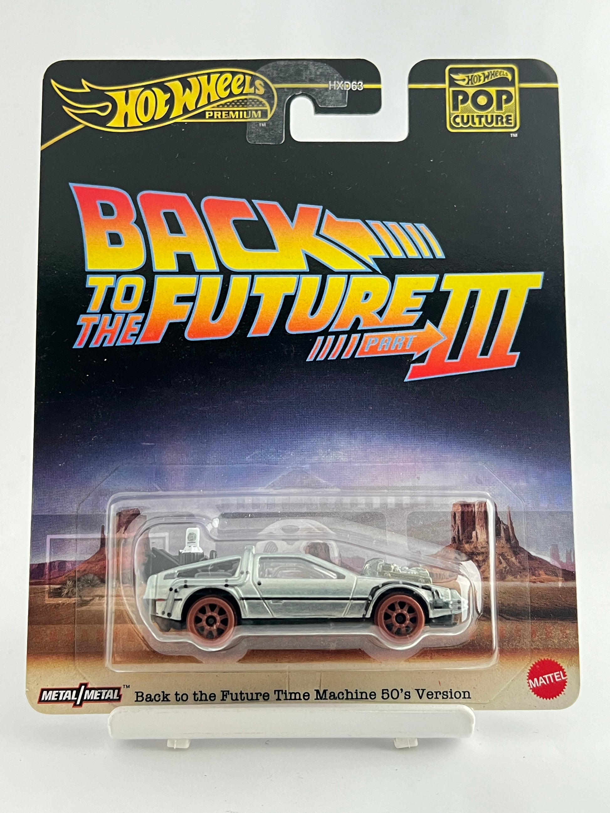 PREMIUM - BACK TO THE FUTURE TIME MACHINE 50'S VERSION - 5A - Its Fun- Hot wheels - matchbox - diecast