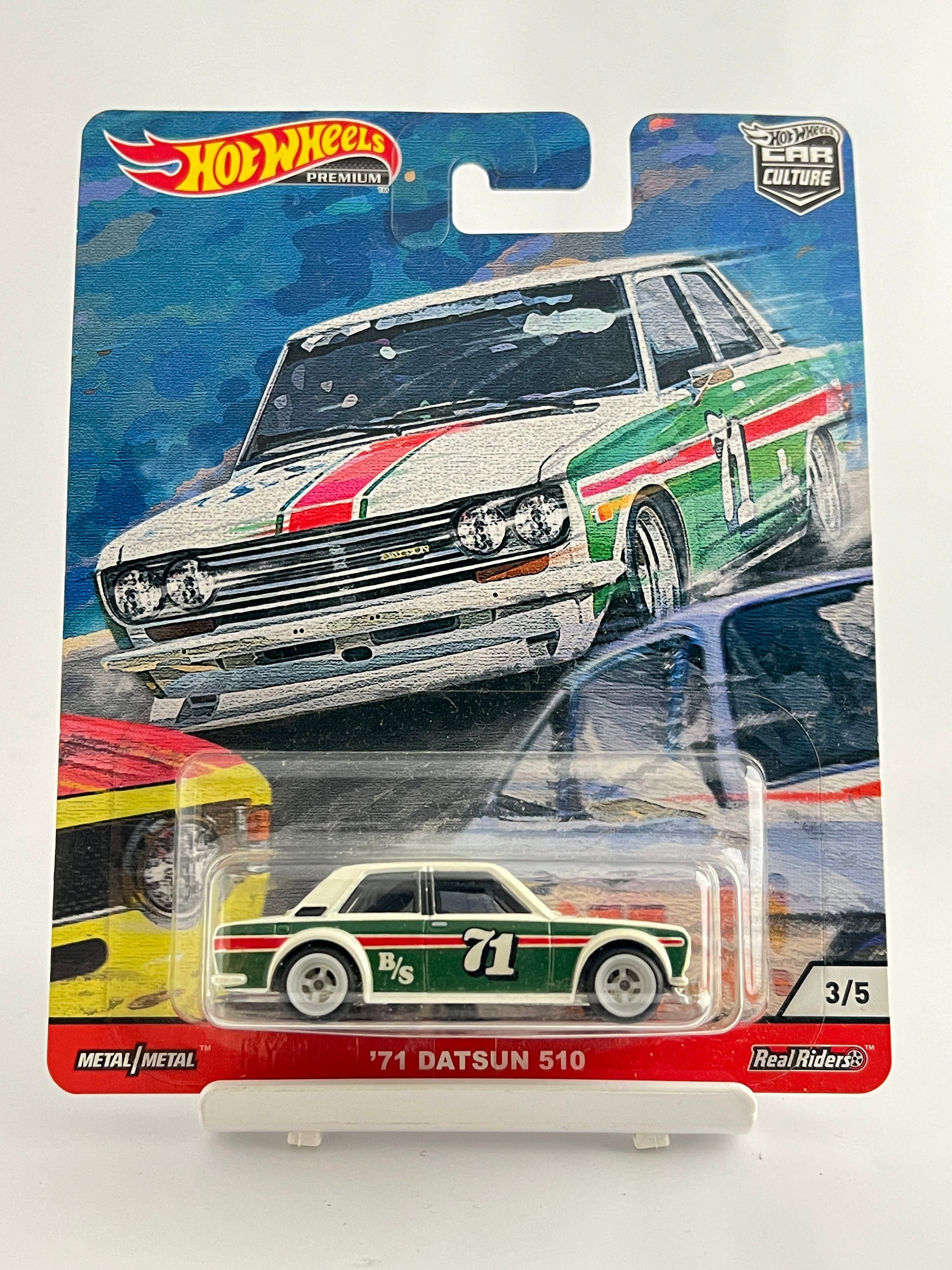 PREMIUM - 71 DATSUN 510 - 5A - Its Fun- Hot wheels - matchbox - diecast