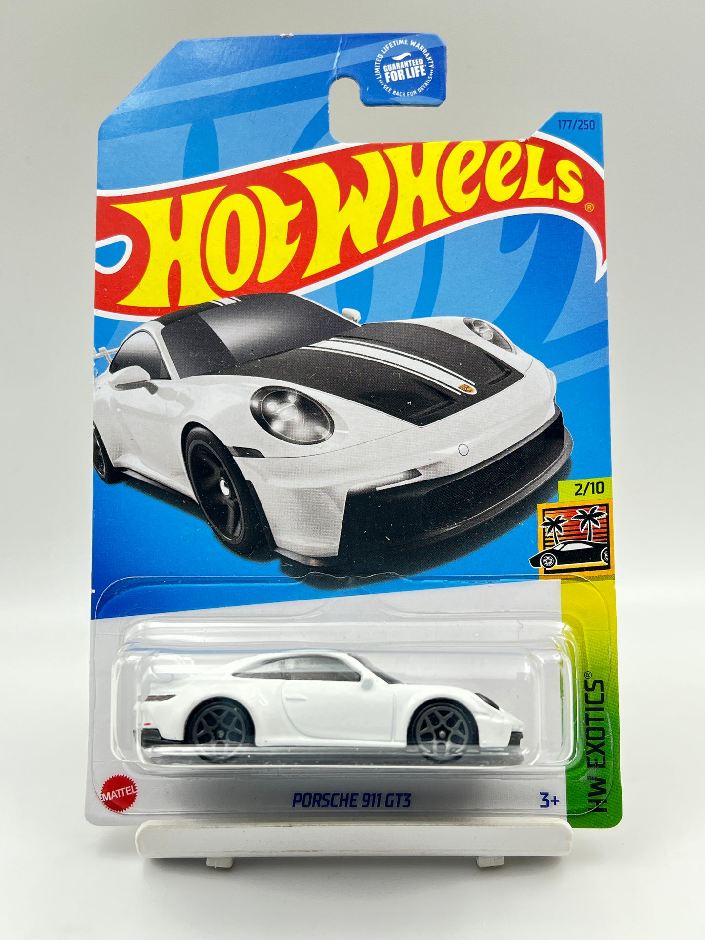 KROGER EXCLUSIVE - VERY MILD HOOK CREASE - IMPORTED - HOT WHEELS -  VERY RARE - PORSCHE 911 GT3 - 1C