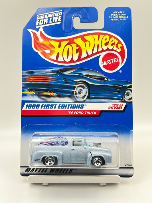 IMPORTED - HOT WHEELS -  56 FORD TRUCK - OPENABLE HOOD - 1C