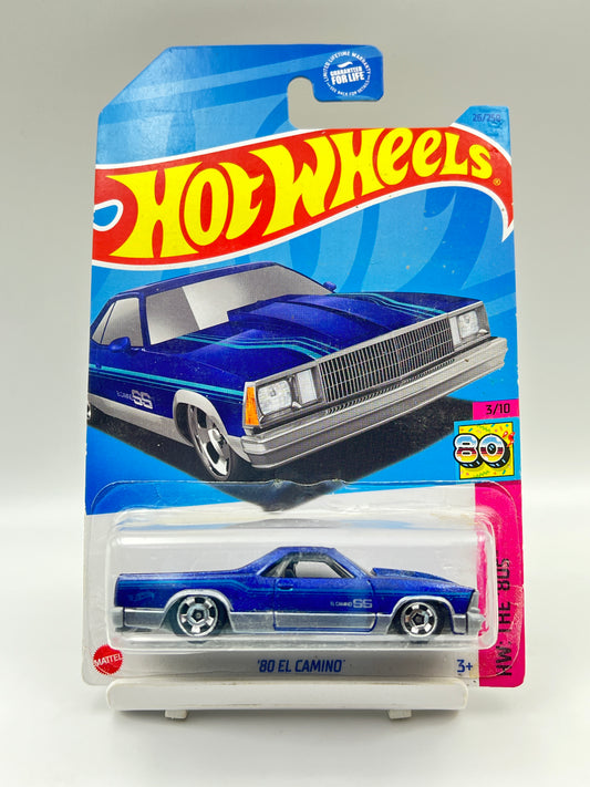 IMPORTED - HOT WHEELS -  80 EL CAMINO - BLUE - 1B