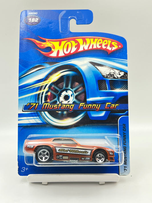 FULL METAL - HOT WHEELS -  OPENABLE - HEAVY - IMPORTED - HOT WHEELS -  71 MUSTANG FUNNY CAR - BROWN - 1B